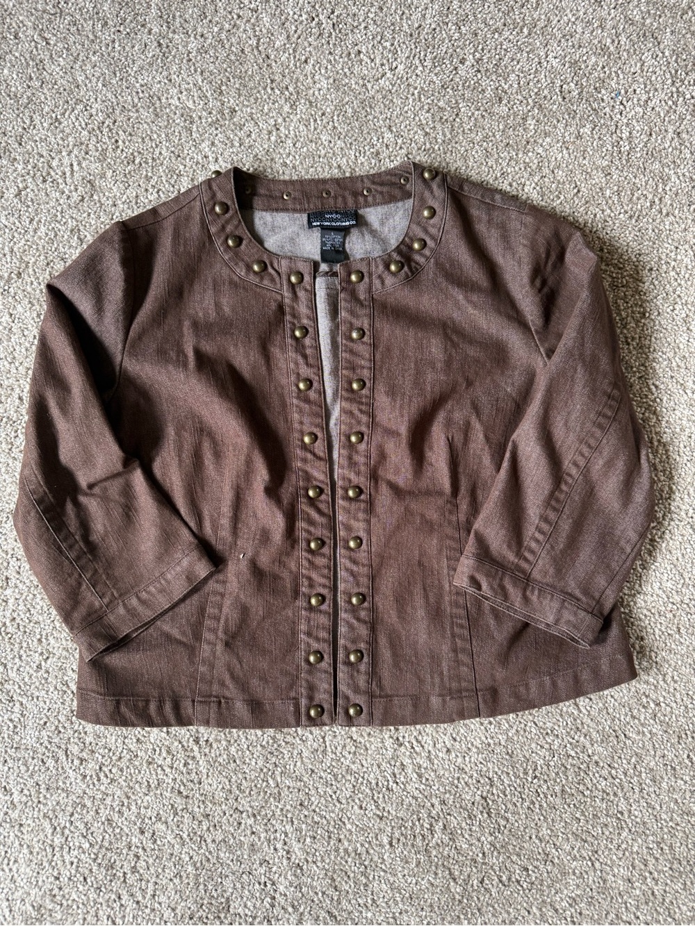 New York Clothing Co Brown Jacket